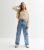 Women Cream Sew Knit Crop Cardigan New Glance