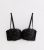 Black Steel-Embroidered Multiway Strapless Bra New Glance