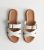 White Leather-based-Glance Move Strap Sandals New Glance