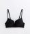 Black Seamless Rib Underwired Spice up Bra New Glance