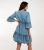 Blue Vanilla Faded Blue Embroidered Denim Mini Get dressed New Glance