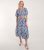 Blue Vanilla Army Paisley Print Belted Midi Get dressed New Glance