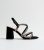 Extensive Are compatible Black Diamanté Strappy Block Heel Sandals New Glance