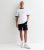 Males’s Jack & Jones Black Emblem Sweat Shorts New Glance