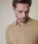 Males’s Threadbare Stone Knit Polo Blouse New Glance