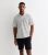 Males’s Jack & Jones White Seersucker Brief Sleeve Polo Blouse New Glance