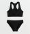 Women Black Racer Bikini Set New Glance