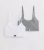 Women 2 Pack of Bow-Patch Crop Tops New Glance