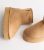 Broad Have compatibility Camel Zip Pretend Fur-Coated Slipper Boots New Glance