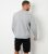 Males’s Threadbare Gray Group Neck Sweatshirt New Glance