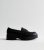 Black Penny Strap Chunky Loafers New Glance