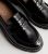 Large Are compatible Black Leather-based-Glance Chunky Loafers New Glance