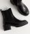 Broad Have compatibility Black Chunky Chelsea Boots New Glance