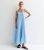 Gini London Light Blue Large Leg Jumpsuit New Glance