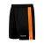 Mitre Enlarge Shorts – BLACK/TANGERINE