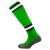 Mitre Department Tec Sock – Emerald/Black/White