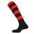 Mitre Mercury Hoop Sock – Black/Scarlet