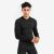 Grownup Lengthy-sleeved Thermal Base Layer Best Keepdry – Black