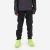 Children’ 1/2 Zip Football Sweatshirt Viralto Axton – Grey. Black & Neon Purple