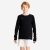 Children’ Lengthy-sleeved Soccer Blouse Viralto Membership – Black