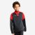 Kids’ 1/2 Zip Football Sweatshirt Viralto Club – Pink & Carbon Grey