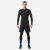 Grownup Lengthy-sleeved Thermal Soccer Base Layer Most sensible Keepcomfort 100 – Black