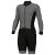 Alé – PR-S Hive L/S Skinsuit – Cycling skinsuit size XL, grey/black