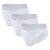 Saxx – Ultra Boxer Fly 3Pk – Synthetic base layer size M, white/grey