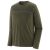 Patagonia – L/S Cap Cool Merino Graphic Shirt – Merino shirt size S, olive