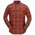 Norrøna – Svalbard Flannel Shirt – Shirt size L, red