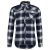 Stoic – MMXX.Malmö Flannel Shirt – Shirt size S, blue