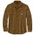 Carhartt – Midweight Flannel L/S Plaid Shirt – Shirt size S, brown