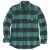 Carhartt – Midweight Flannel L/S Plaid Shirt – Shirt size S, turquoise