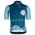 Q36.5 – Jersey Shortsleeve R2 Globe Trotter – Cycling jersey size L, blue