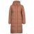 Sherpa – Women’s Kabru Hooded Longline Coat – Coat size M, brown