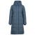 Sherpa – Women’s Kabru Hooded Longline Coat – Coat size S, blue