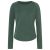 super.natural – Women’s Essential Crew – Merino jumper size XL, olive/green