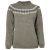 Ivanhoe of Sweden – Women’s Sire Crewneck – Wool jumper size 36, grey