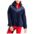 We Norwegians – Women’s Alta Shearling Zip Up Sweater – Jumper size M, blue