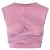 super.natural – Women’s Wrap Top – Yoga vest size 42 – XL, pink