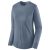 Patagonia – Women’s L/S Cap Cool Merino Shirt – Merino shirt size XS, grey/blue