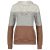 tentree – Women’s Treefleece Blocked Banshee Hoodie size S, brown/grey