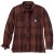 Carhartt – Women’s Midweight Flannel L/S Plaid Shirt – Shirt size XS, brown