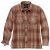 Carhartt – Women’s Midweight Flannel L/S Plaid Shirt – Shirt size L, brown