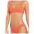 Maaji – Women’s Orange Poppy Town – Bikini top size S, multi