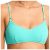 Seafolly – Women’s Sea Dive Bralette – Bikini top size 10, turquoise