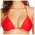 Volcom – Women’s Simply Solid Slide Tri – Bikini top size XS, red