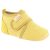 Living Kitzbühel – Kid’s Hook-and-Loop Slippers with Leather Reinforcement – Slippers size 20, yellow