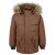 Minymo – Boy’s Snow Jacket – Winter jacket size 116, brown