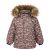 Minymo – Kid’s Snow Jacket AOP – Winter jacket size 80, brown